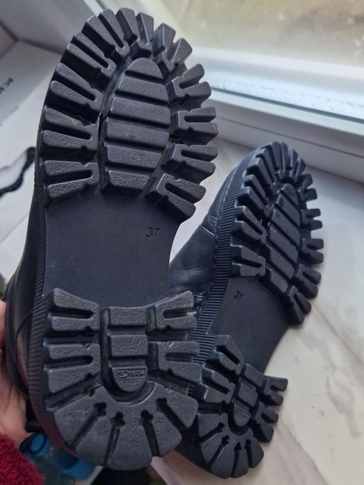 Зимние сапоги зимові черевики кожаные на цигейке