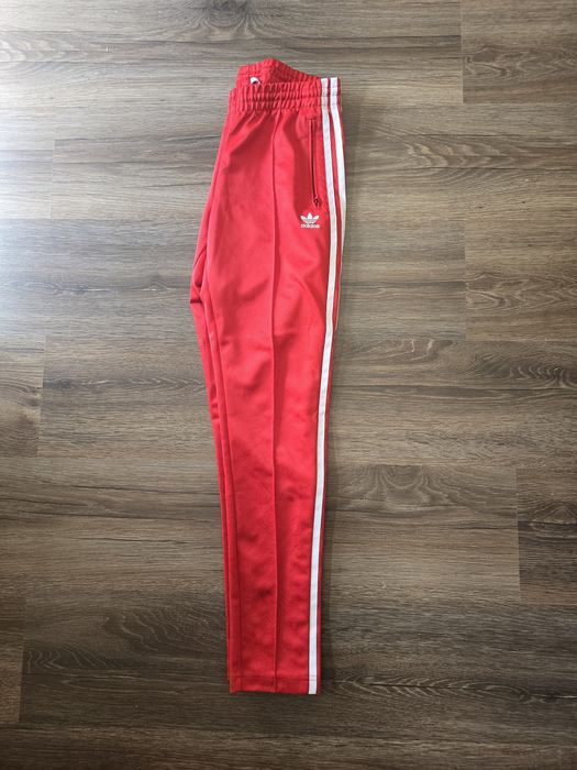 Spodnie dresowe dresy adidas XS 34 jak nowe czerwone