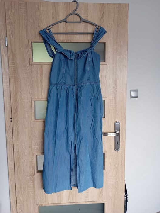 Sukienka jeansowa róż L 40 Ole By Cotion