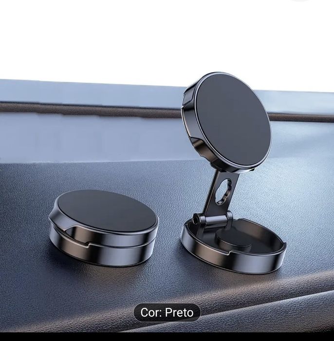 Suporte Magnético para Painel do Carro – Compacto e Super Firme