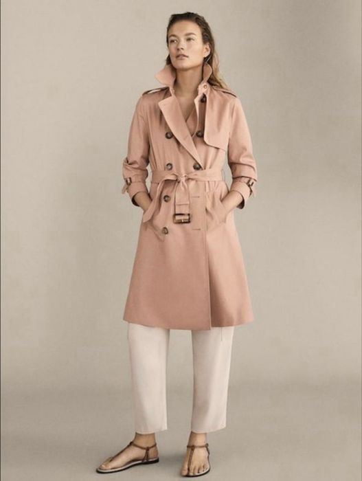 Плащ тренч massimo dutti