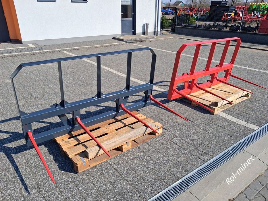 Solidne WIDŁY DO BEL na 4 kły do tura Euro-ramka Transport