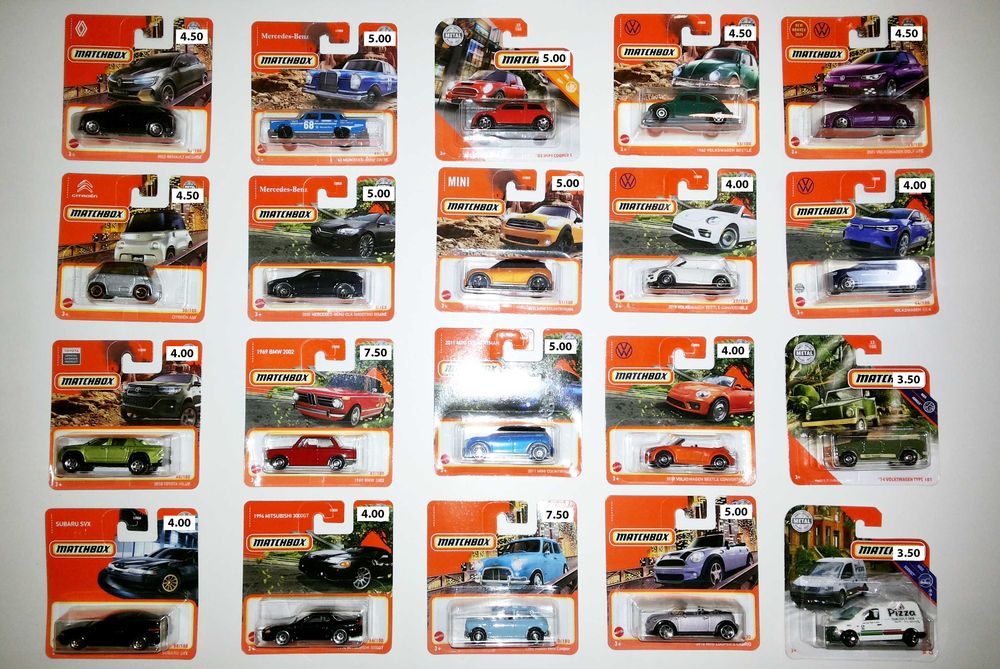 Matchbox - Carros Miniaturas de Coleção Escala 1/64