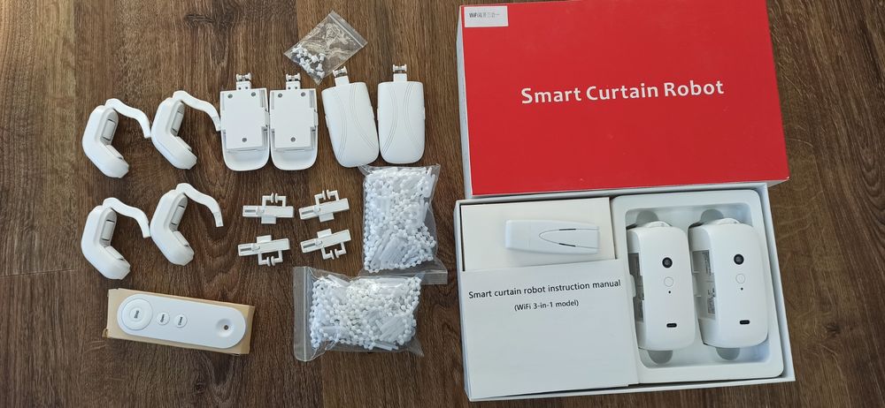 Автоматичні відкривачі штор бігунки/мотори Tuya WiFi Bluetooth пульт