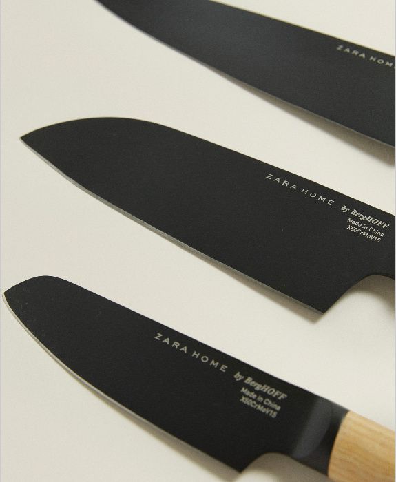 Conjunto de 3 facas de cozinha Zara Home NOVO