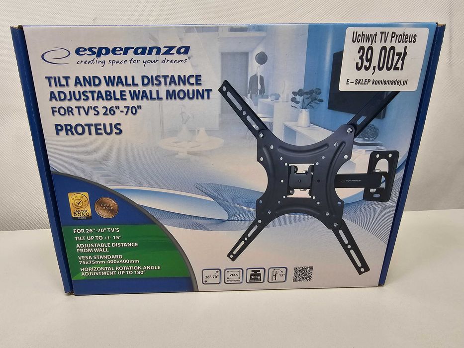 Uchwyt Ścienny Mocowanie Na Telewizor VESA 26"-70" * NOWY