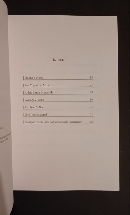 Idanha, Terras de Idanha, Cantares de Penamacor