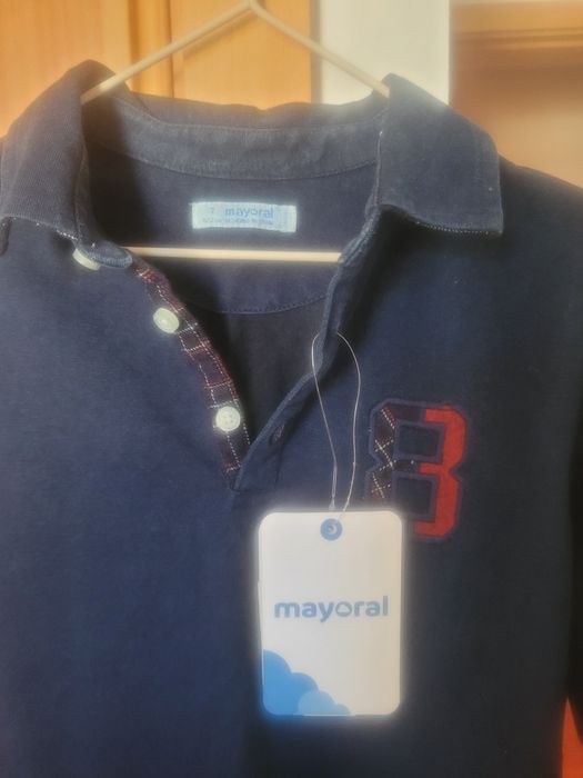 Long-sleeved polo shirt by Mayoral