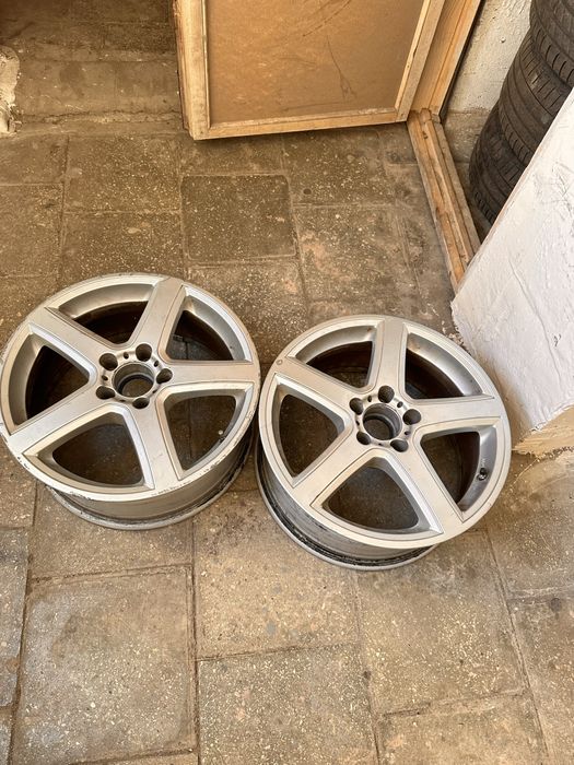 2 легкосплавных диска Mercedes 5x112 7J-ET37