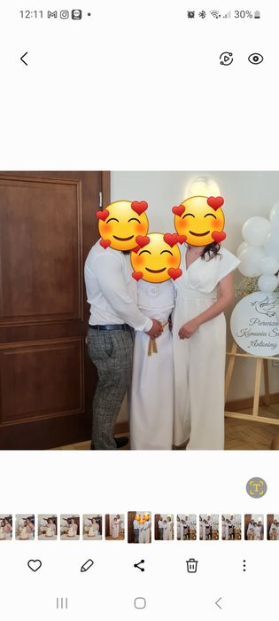 Elegancki kombinezon r. 40