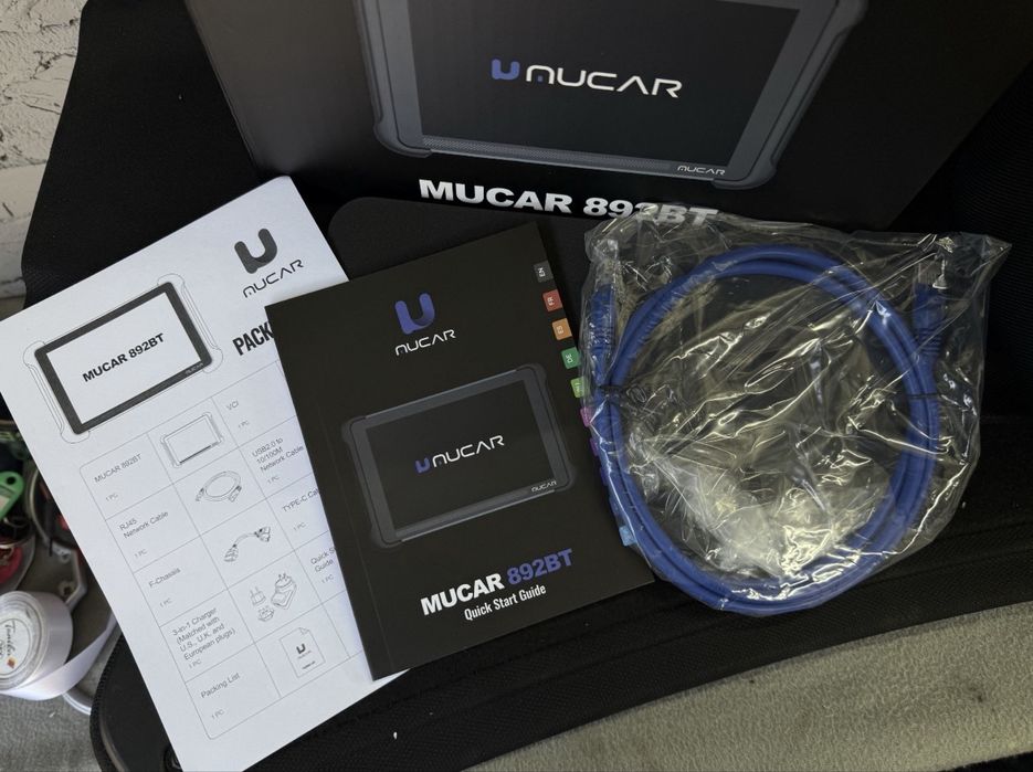 Автосканер Mucar 892BT — професійний мультимарочний сканер, CAN FD, DoIP, 35 сервісних функцій