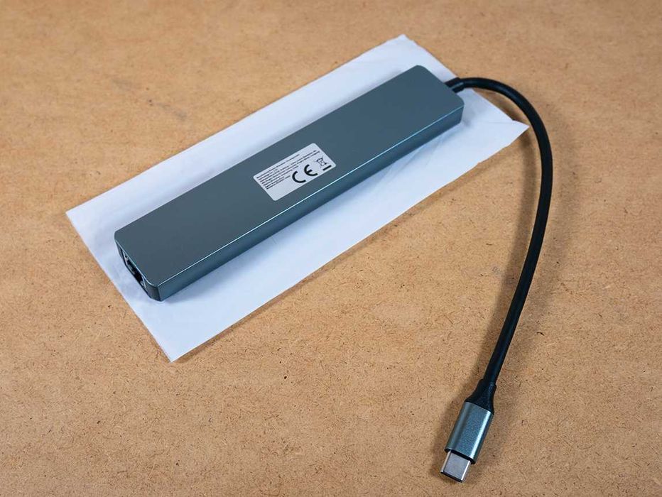 USB-C HUB 8в1 | HDMI 4K + LAN + PD (Цена с ОЛХ доставкой)