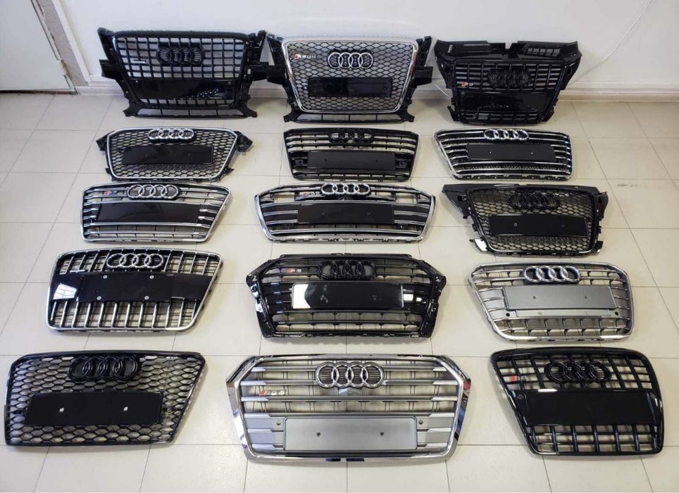 Решетка радиатора Audi Ауди Q5 Q7 Q8 Q3 А1 A6 А3 A4 А5 A7 А8 на все
