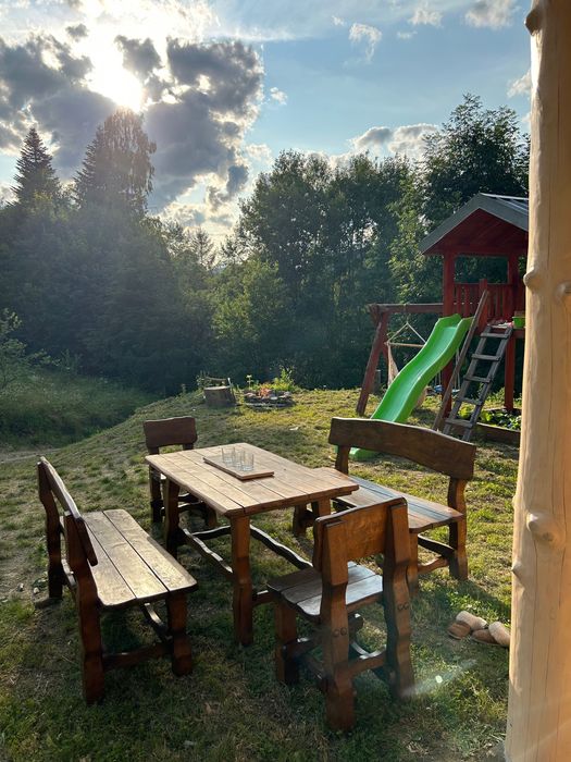 Domek z balią , Leśna Chata w Ochotnicy Dolne , Gorce !