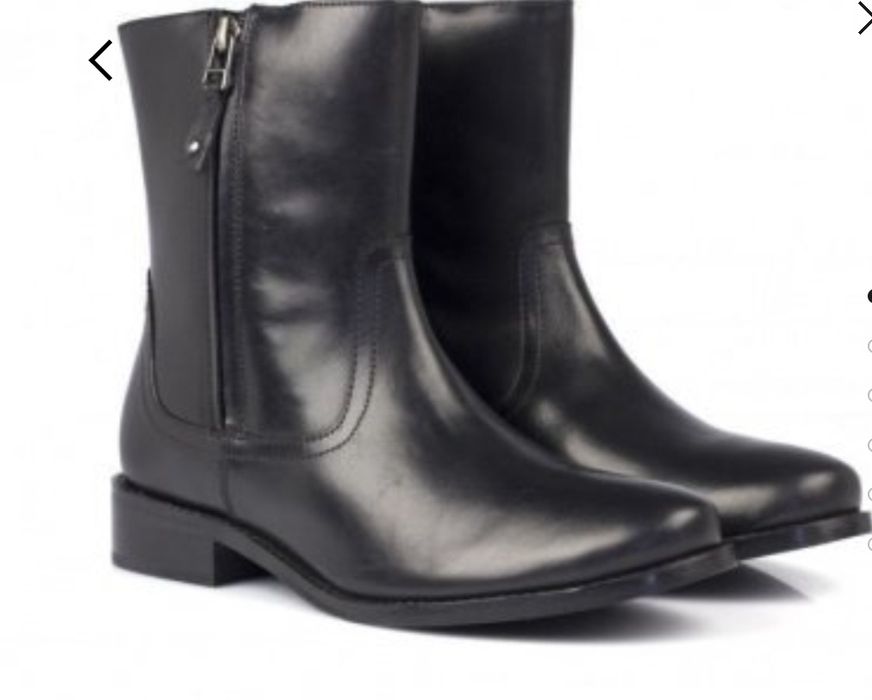 Черевики чоботи baska шкіра 36 нові