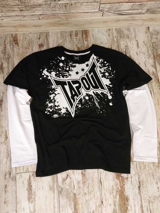 Продам лонгслів TAPOUT two lines BLACK sk8 Y2K