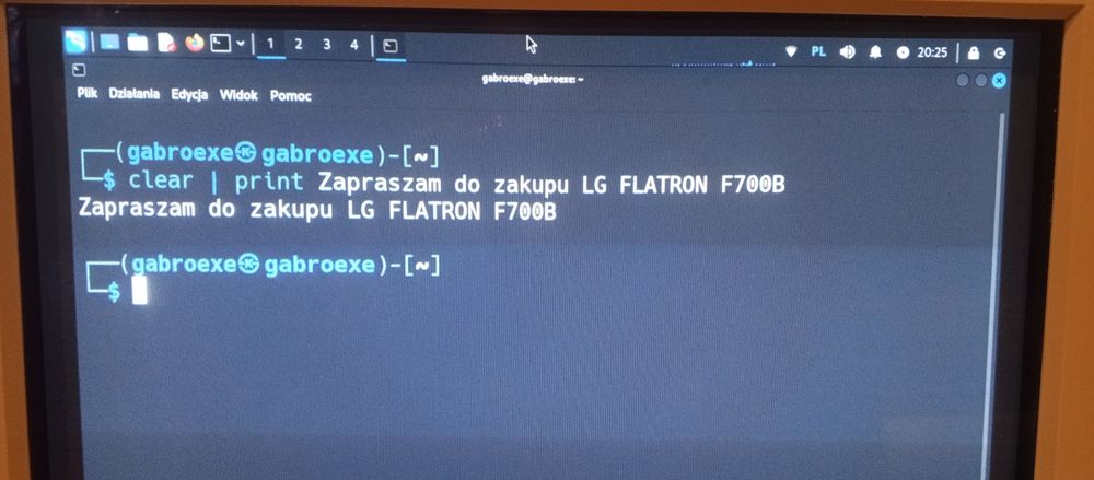 Monitor LG Flatron F700B - początek lat 2000 RETRO