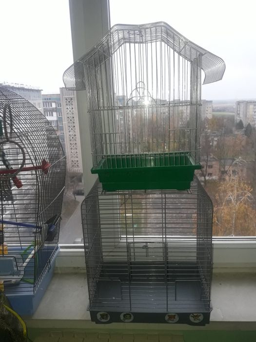 Клітка природа з класним піддоном ціна за дві штуки