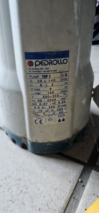 Bomba eléctrica de tirar água