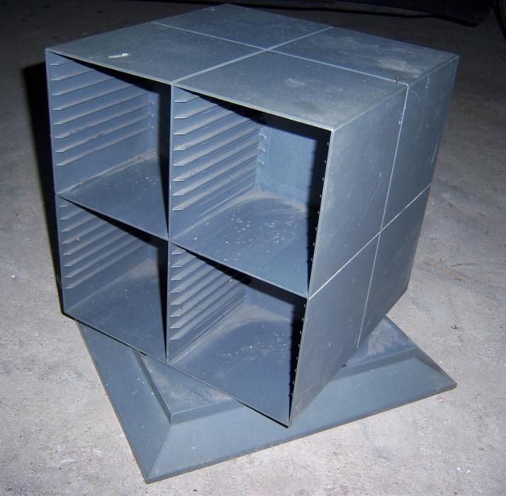 Stojak na płyty CD obrotowa podstawa