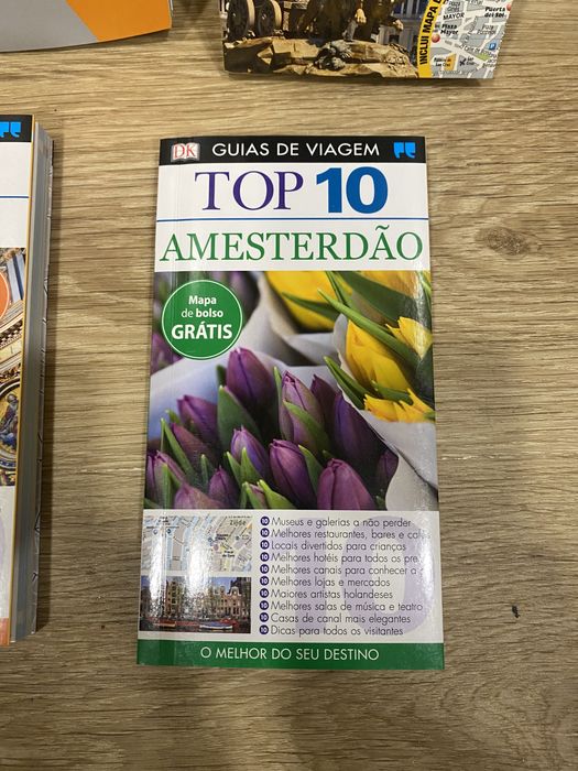 Conjunto livros de viagens