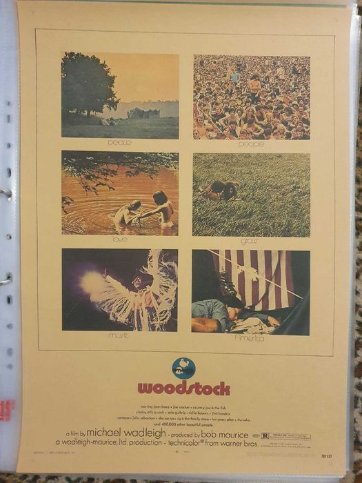 Plakat Woodstock A3 30x42 Idealny na Prezent