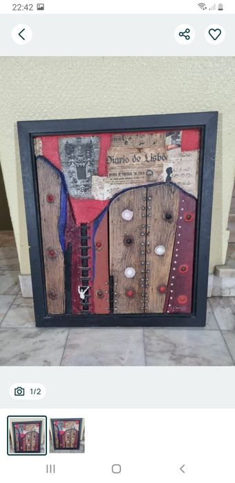Quadro Antigo Decoração