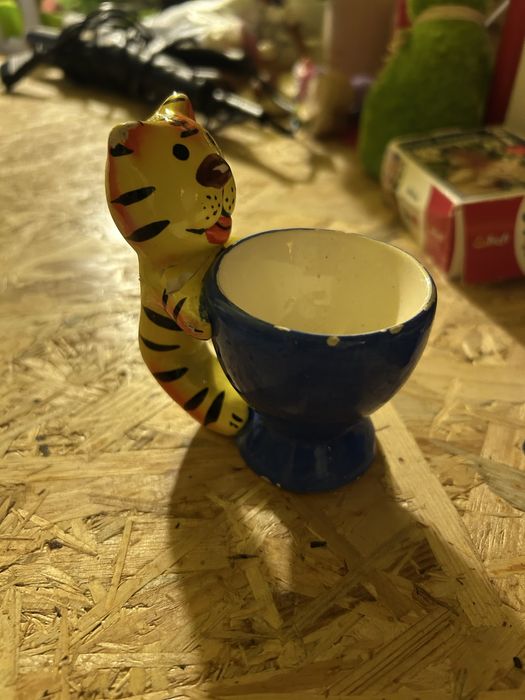 Pojemnik na jajko z tygrysem