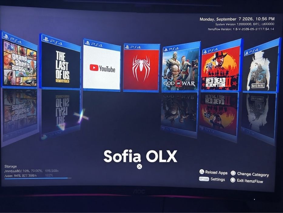 PS4 slim 12.02 1TB desbloqueada + 2 comandos