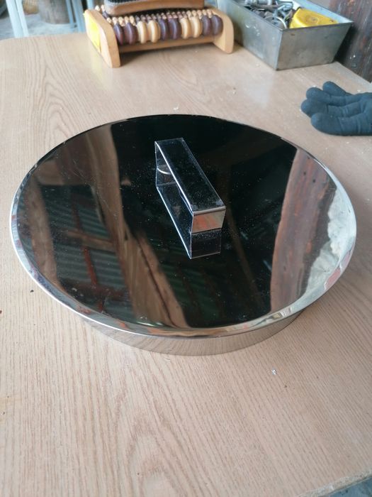 Zaślepka kominowa nierdzewna dekiel rozeta  25cm