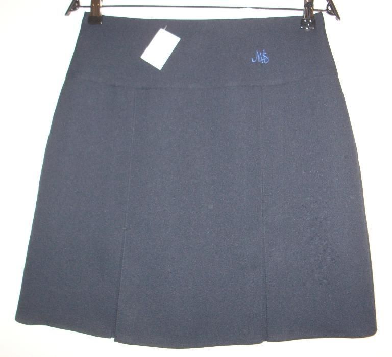 Granatowa spódnica, pas 78 cm