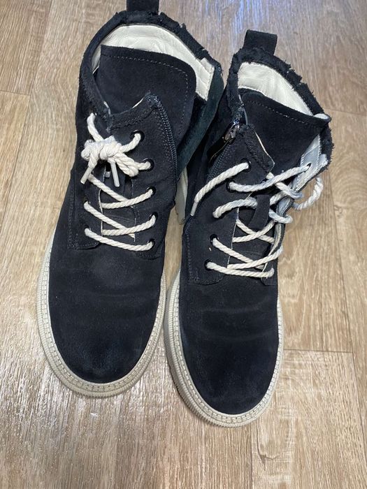 Ботинки демісизон з натуральної замші 36 розмір