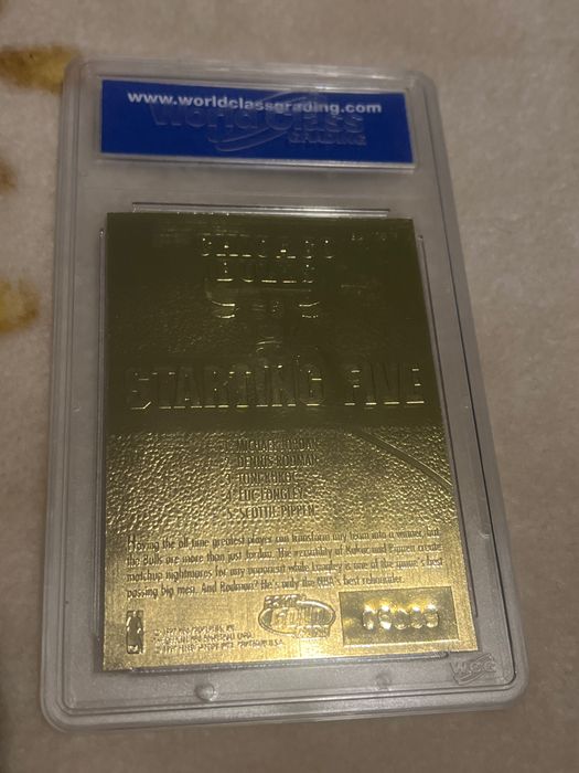 Carta certificada michael jordan or 23kt gold