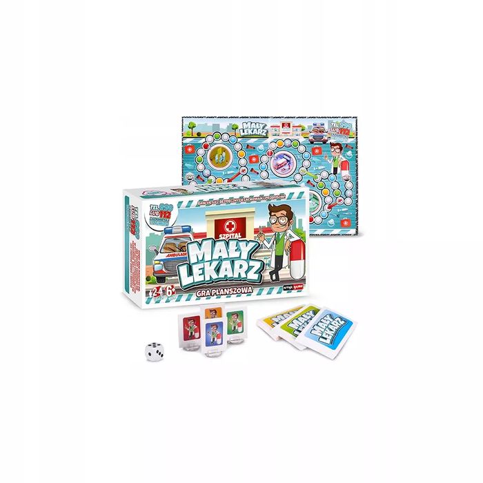 Mały lekarz gra planszowa wersja podróżna 134791