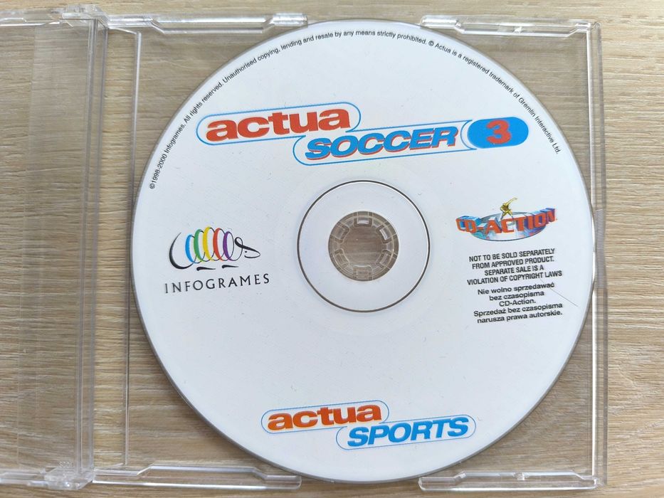 Actua Soccer 3 - 1998 [PC] - Wydanie CDA