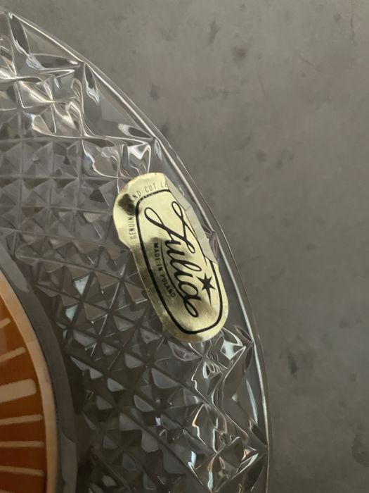 Zegar kryształowy julia, unikat rarytas