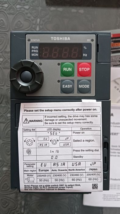 Toshiba VF S15 2007PL 0,75kW