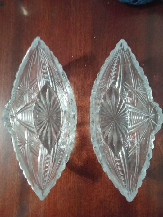 Салатницы (ладья) хрустальные