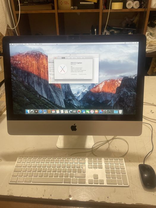 Apple iMac А1418 21.5" Intel i5 2.7Ghz/8gb RAM/SSD 256gb/Nvidia GT640m