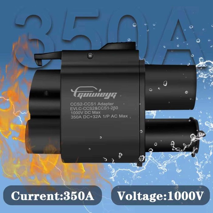 Адаптер GUWIEYG CCS2 - CCS1 Combo для авто из США (топ качество)