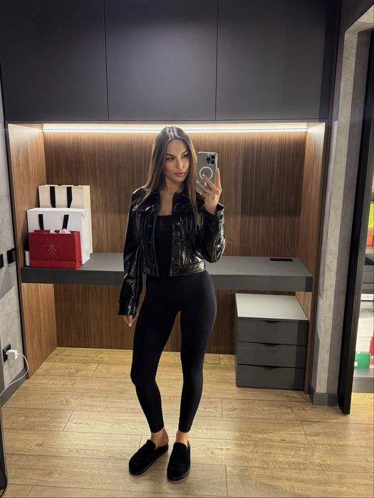 Жіноча шкіряна курточка Diesel off white heron preston Ace Gots label