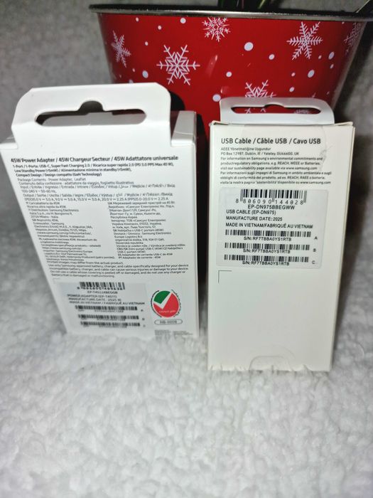 Samsung – Zestaw Ładowania 45W + Kabel USB-C 5A (1 m)