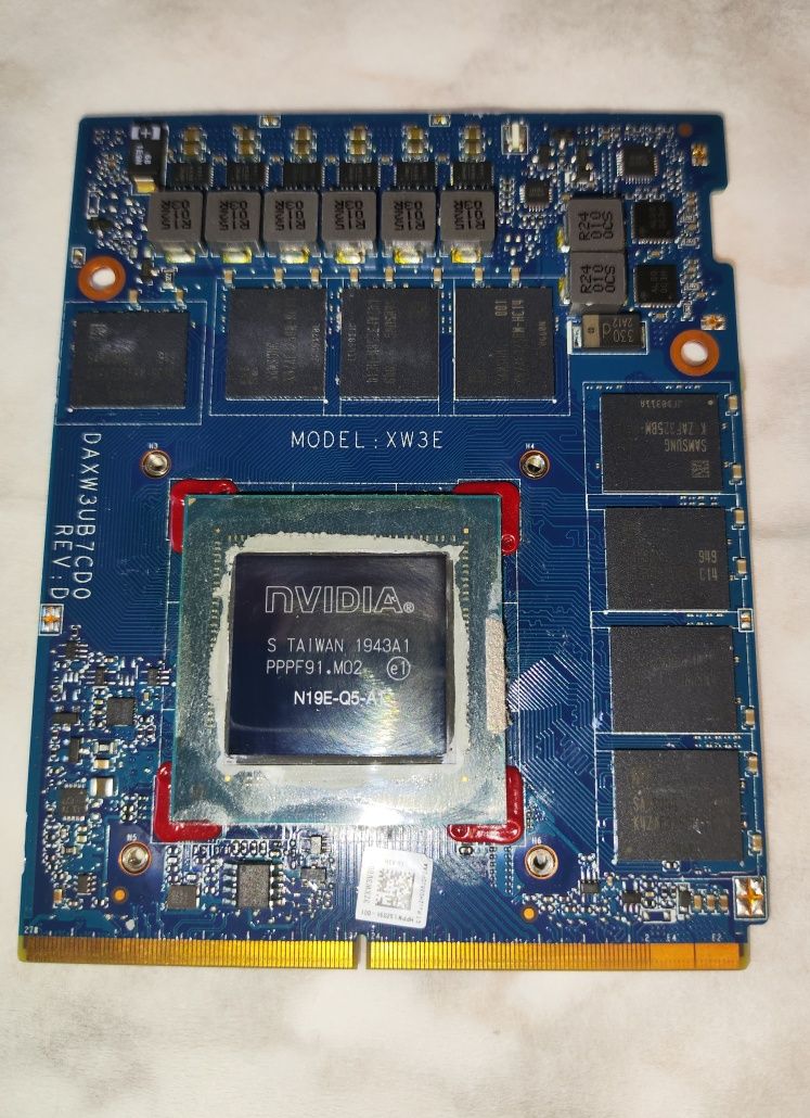 Топова MXM відеокарта , сама потужна в світі NV Quadro RTX5000 16gb: 20 ...