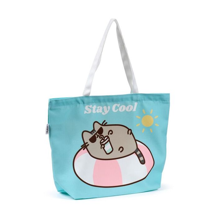 Torba plażowa Pusheen niebieska 35x47 cm Stay Cool