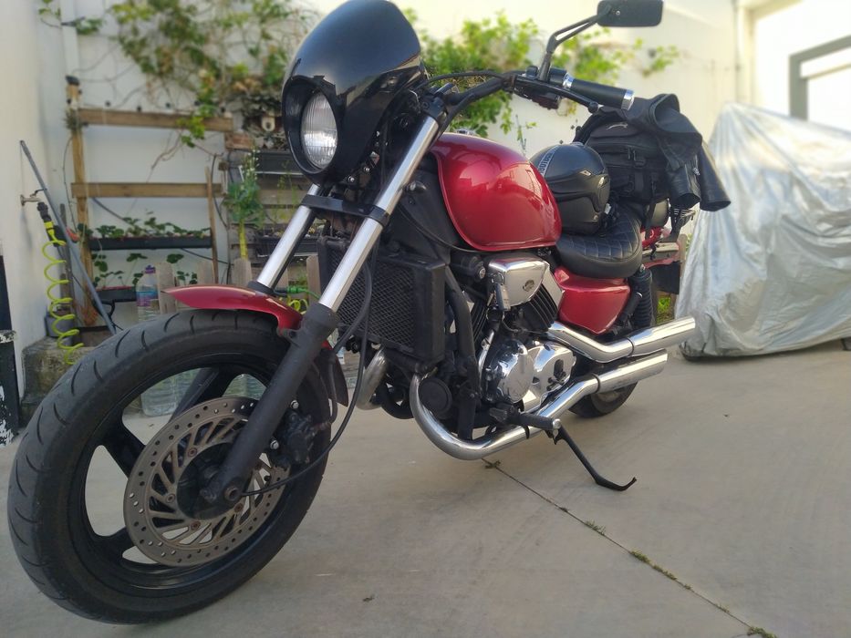 Honda Magna Vf750C troco por trail com acerto