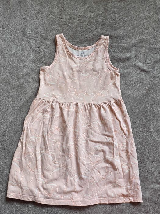 Sukienka letnia H&M (w kokardki) 110/116