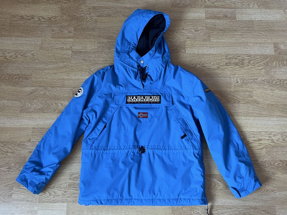 Оригінальний анорак / куртка Napapijri (Синій) / Розмір 14 років (162 см) / XS