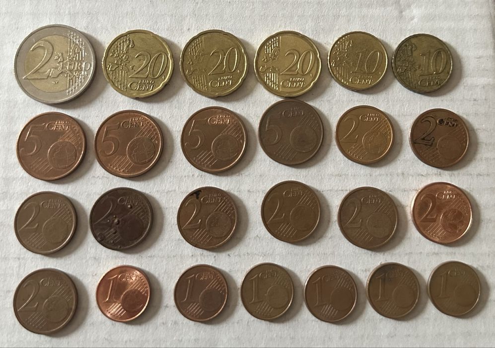 Обмін монет євроценти