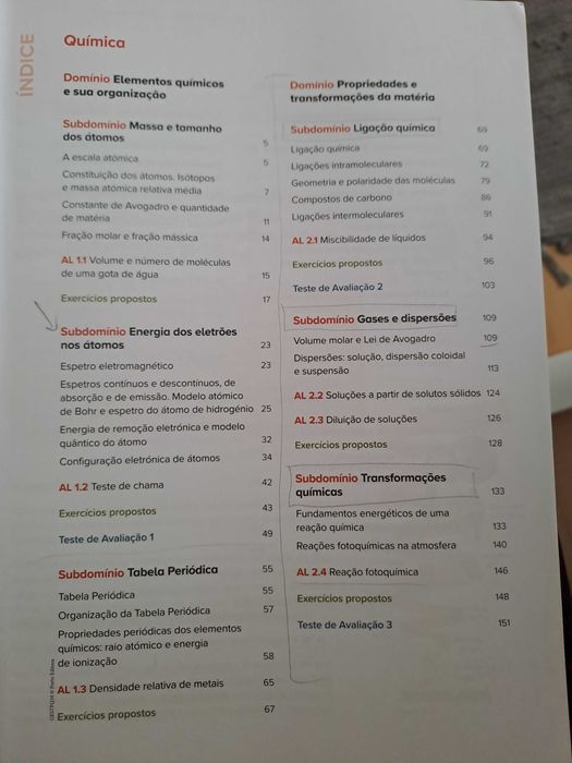 Física e Química 10 ano Exames e Testes (2025)