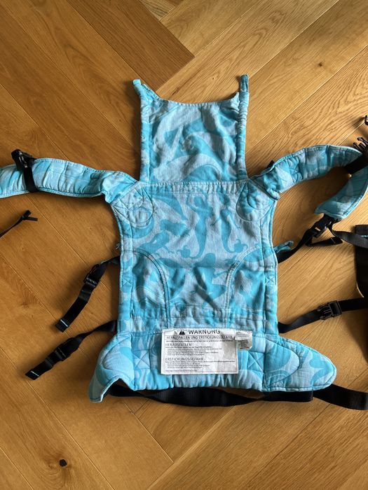 Fidella/Fidela Fusion, nosidło z chusty tkanej, morskie motywy